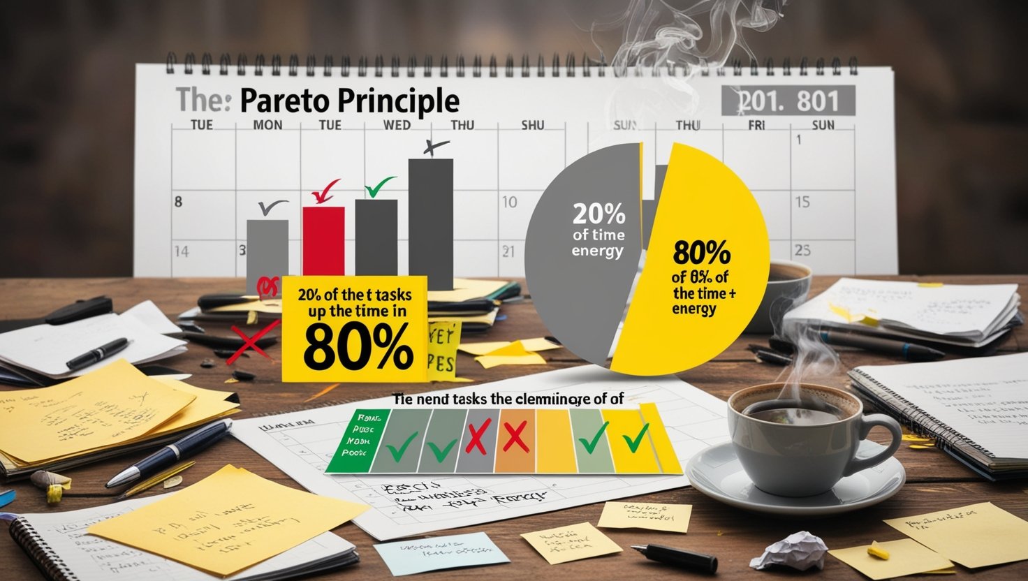 Leonardo_Phoenix_09_A_cluttered_wooden_table_with_a_mess_of_pa_3